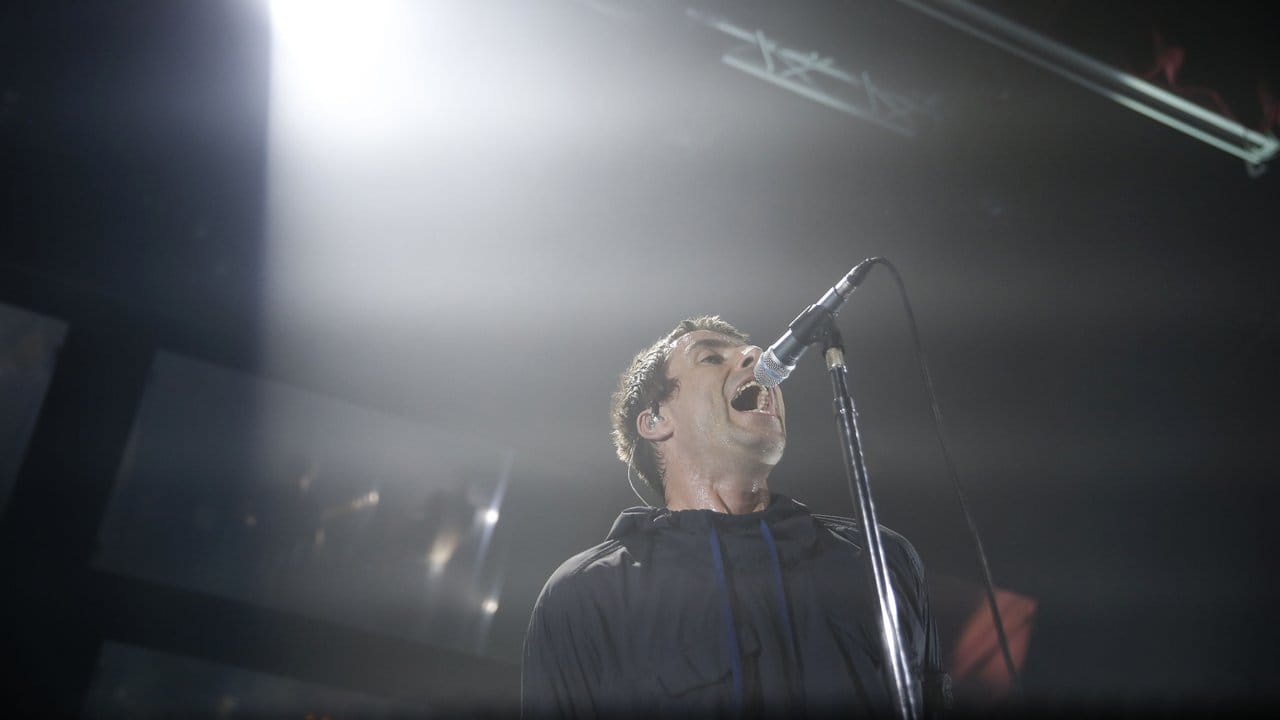 Liam Gallagher beim Benefizkonzert in Manchester.