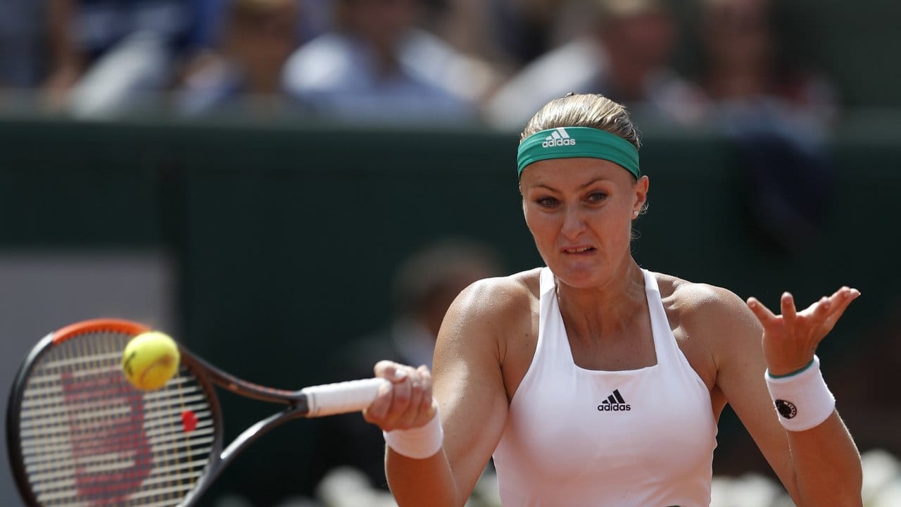 Kristina Mladenovic steht erstmals bei den French Open im Viertelfinale.