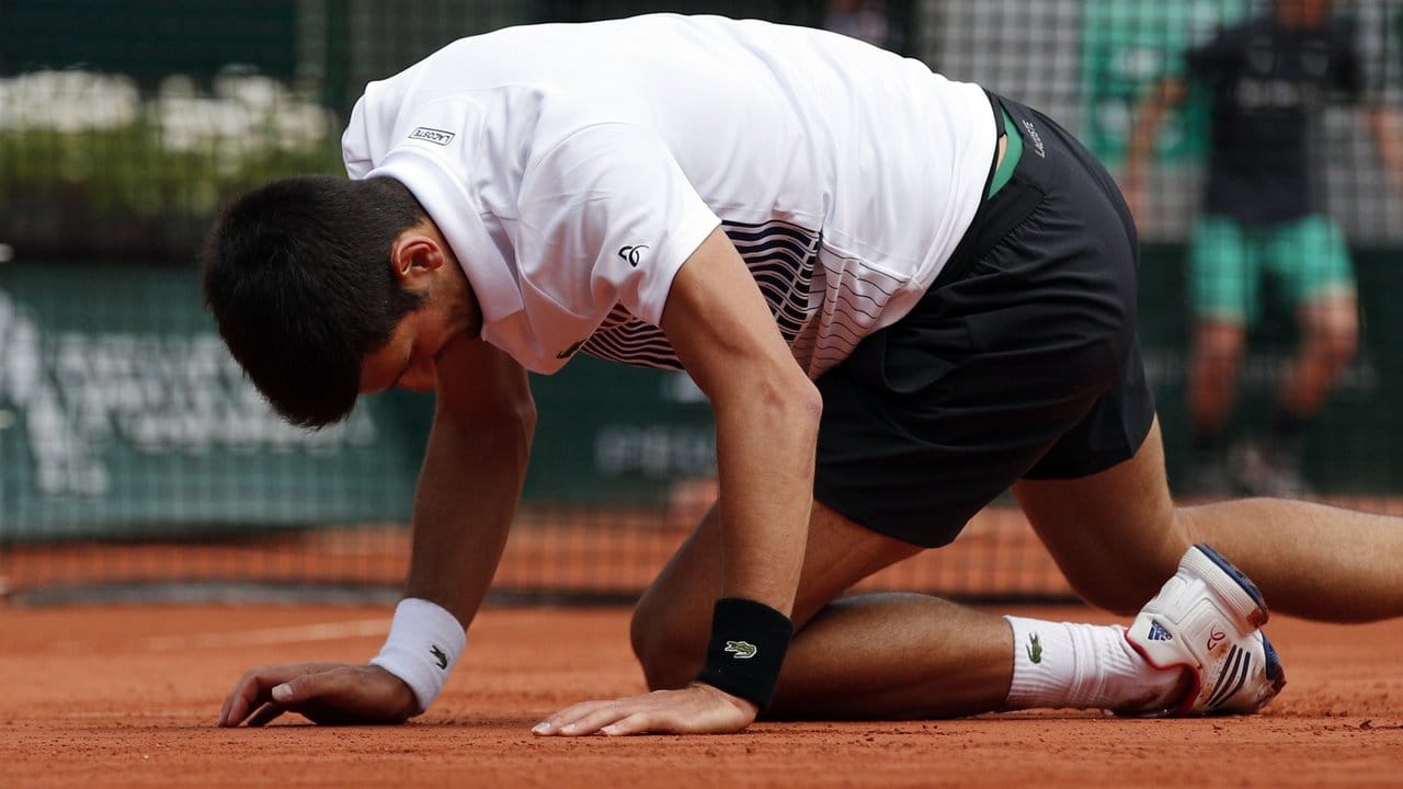Novak Djokovic war gegen Dominic Thiem chancenlos.