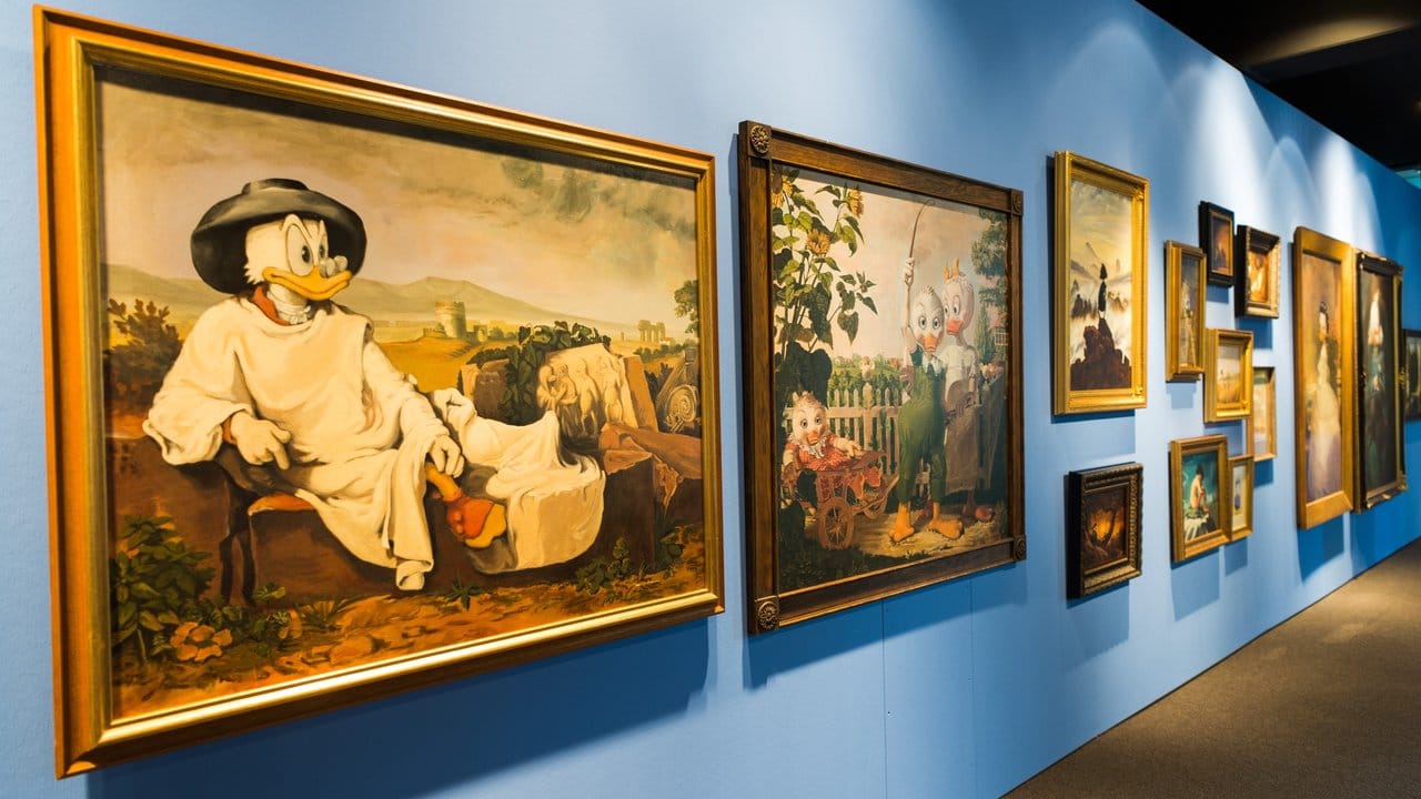 "Goethe in der Campagna" mit Entenkopf. "Goethe in der Campagna" mit Entenkopf.