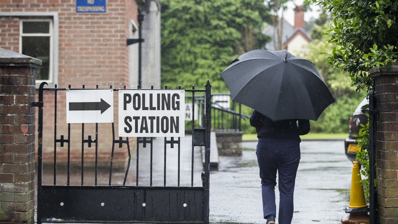 Wahllokal in Belfast.
