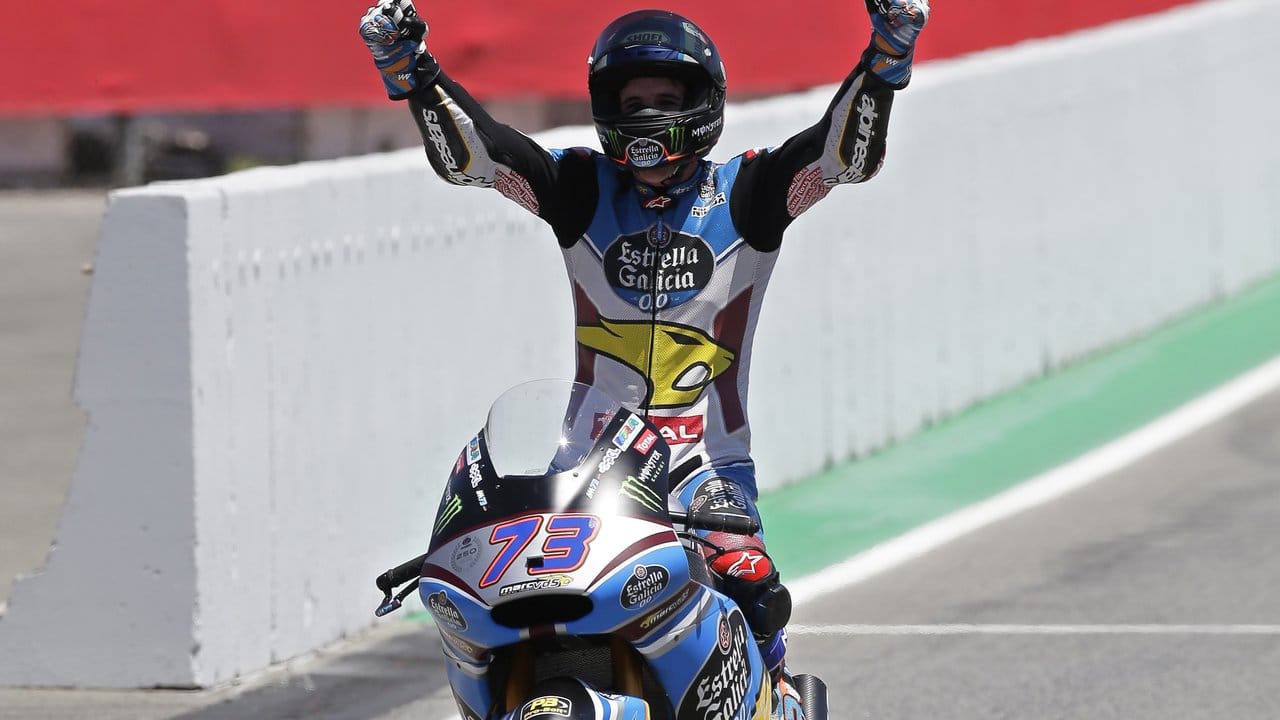 Alex Marquez hat sich in der Klasse Moto2 den Sieg gesichert.