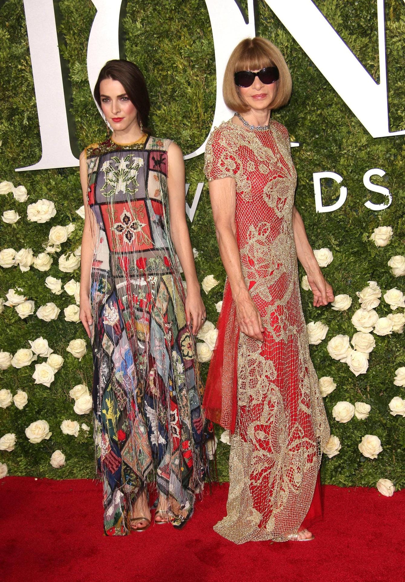 June 11 2017 New York N Y USA BEE SHAFFER ANNA WINTOUR attend the 71st Annual Tony Awards Re