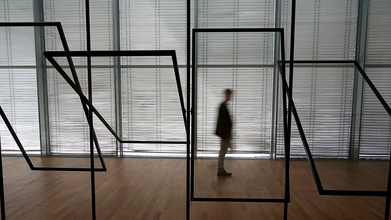 "4 Glasscheiben" von Gerhard Richter.