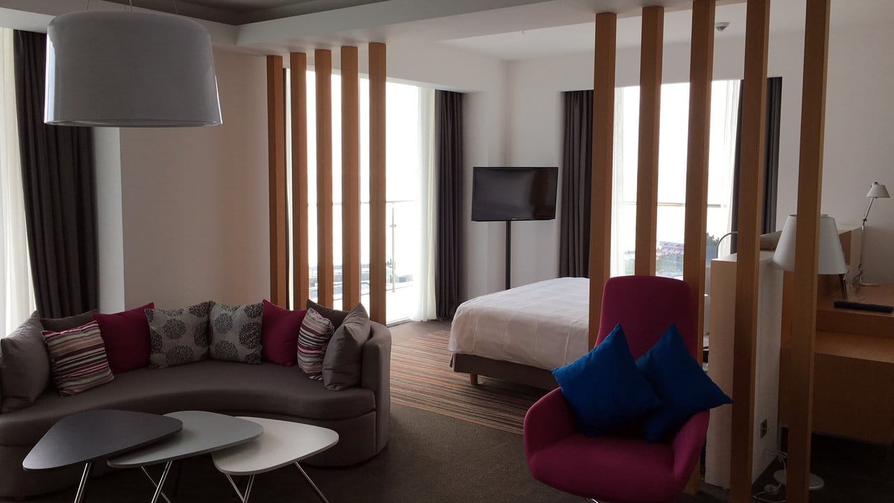 Eine Suite im Hotel Blu Paradise in Sotschi, in dem die deutsche Fußball-Nationalmannschaft zum Confed Cup 2017 untergebracht ist.
