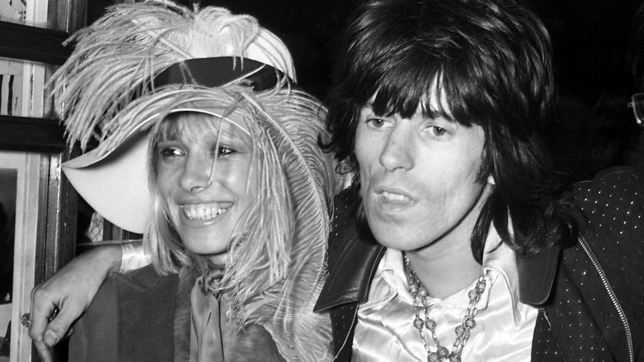 Keith Richards und Anita Pallenberg 1968 bei der Premiere des Beatles-Films "Yellow Submarine" in London.