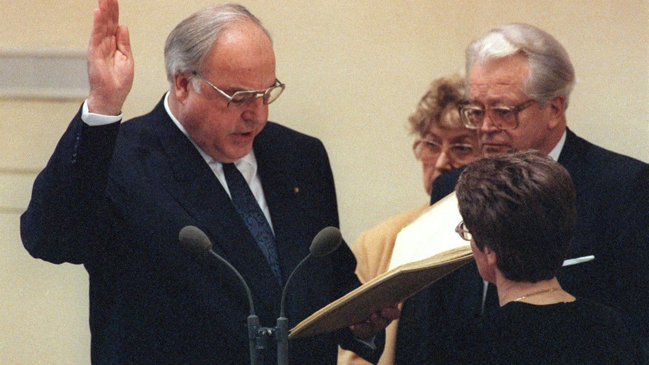 Helmut Kohl wird am 17.