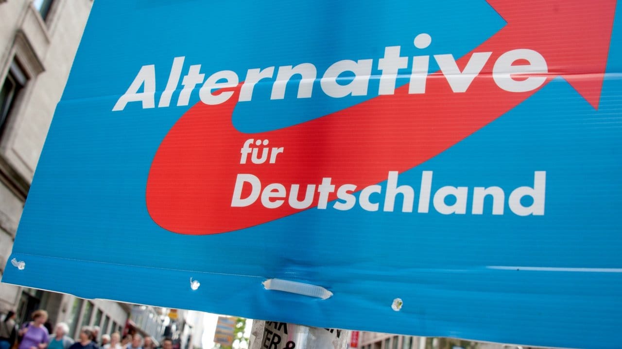 Ein Plakat der Partei Alternative für Deutschland.
