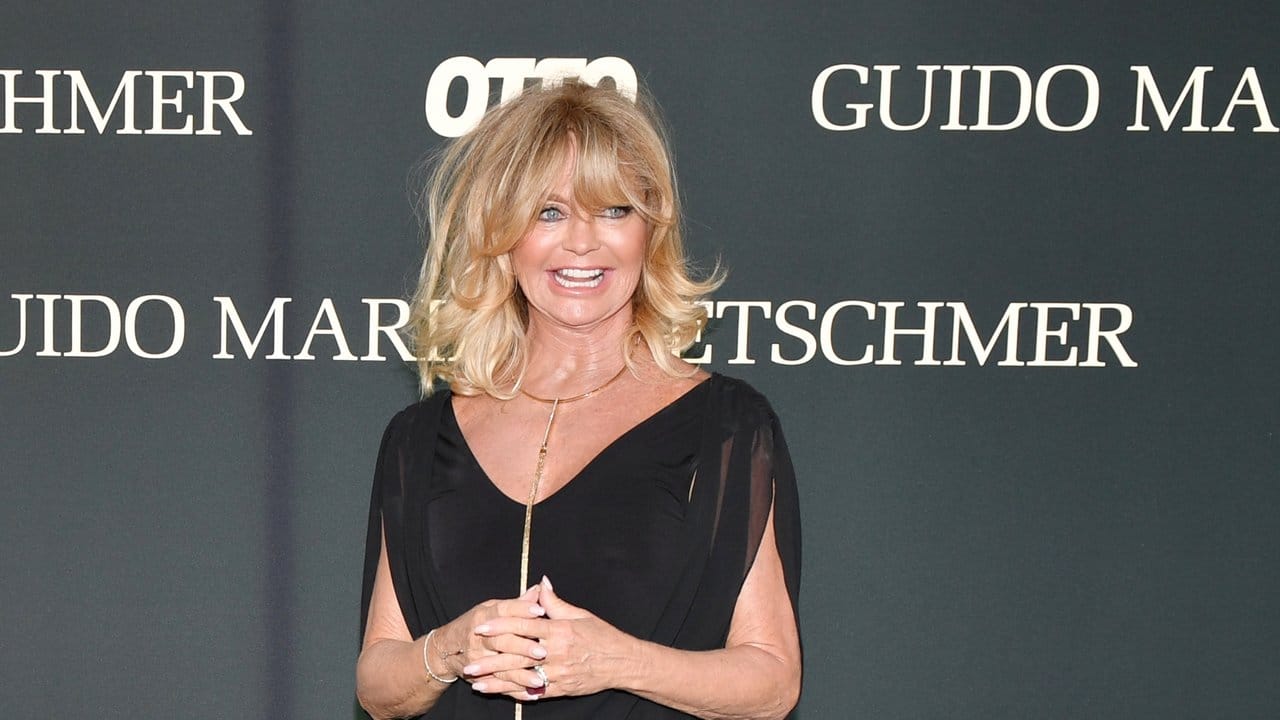 Seltener Gast in Berlin: Goldie Hawn besuchte die Show von Guido Maria Kretschmer.