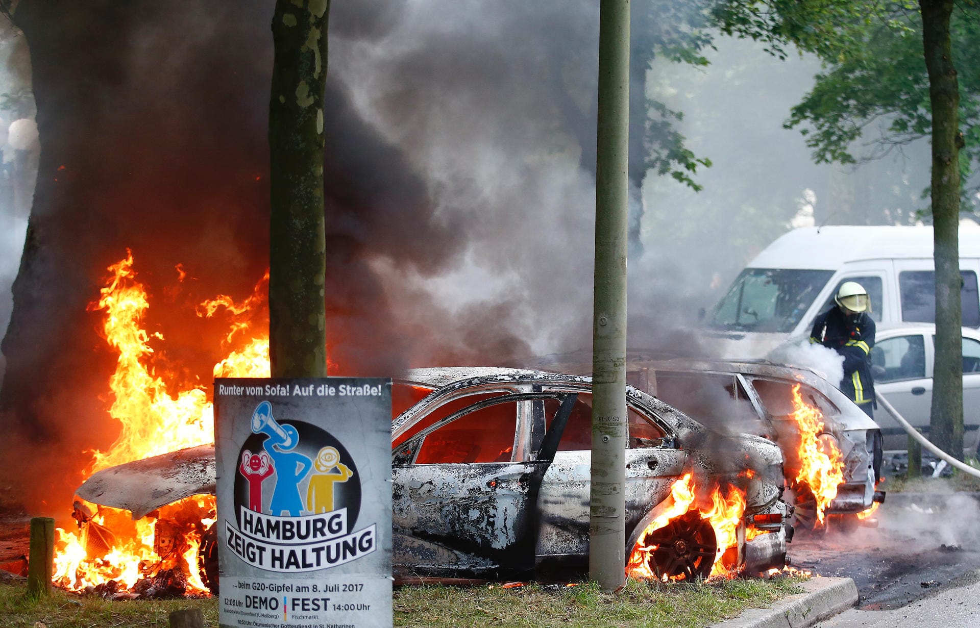 G20-Gipfel - Aufräumen nach Krawallen