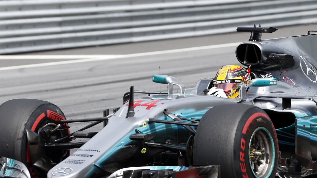 Lewis Hamilton kämpfte sich bis auf Platz vier vor.