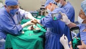 Ein geklonter Hund kommt am 26.06.2017 in Seoul (Südkorea) in der Sooam Biotech Research Foundation, die auf Bestellung Hunde klont, per Kaiserschnitt zur Welt.
