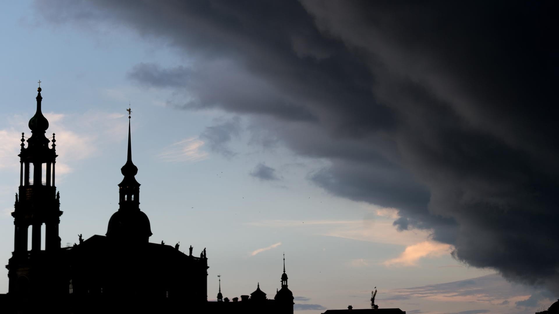 Gewitter in Dresden