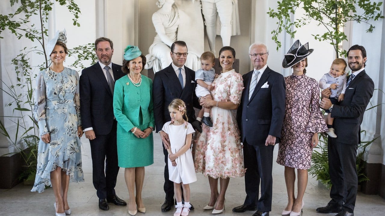 Die schwedische Königsfamilie kam anlässlich des 40.