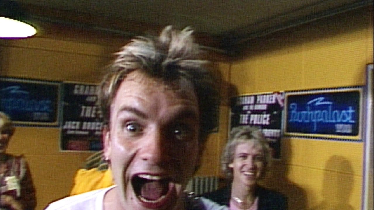Sting von The Police Backstage im Rockpalast 1980.