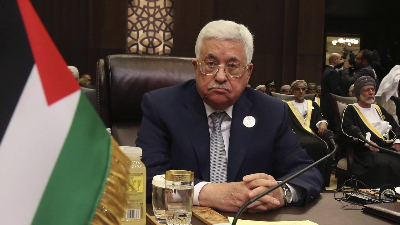 Palästinenserpräsident Mahmud Abbas hat den Abbruch der Kontakte zu Israel angekündigt.