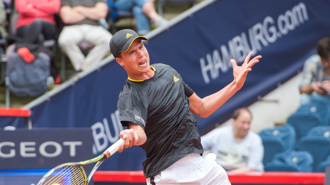 Tennistalent Daniel Altmaier startete in Hamburg dank einer Wildcard.