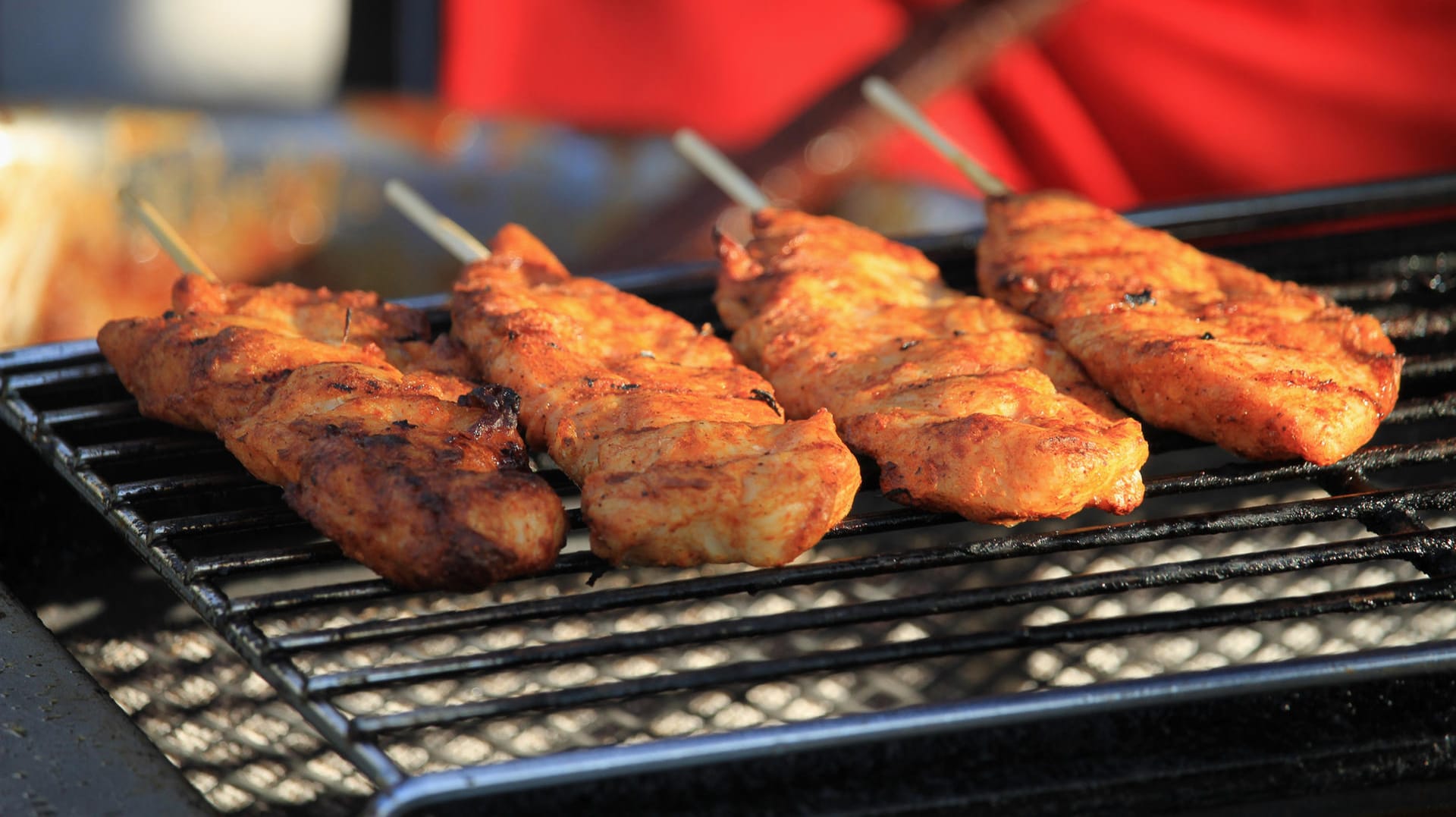 Hühnchen auf dem Grill