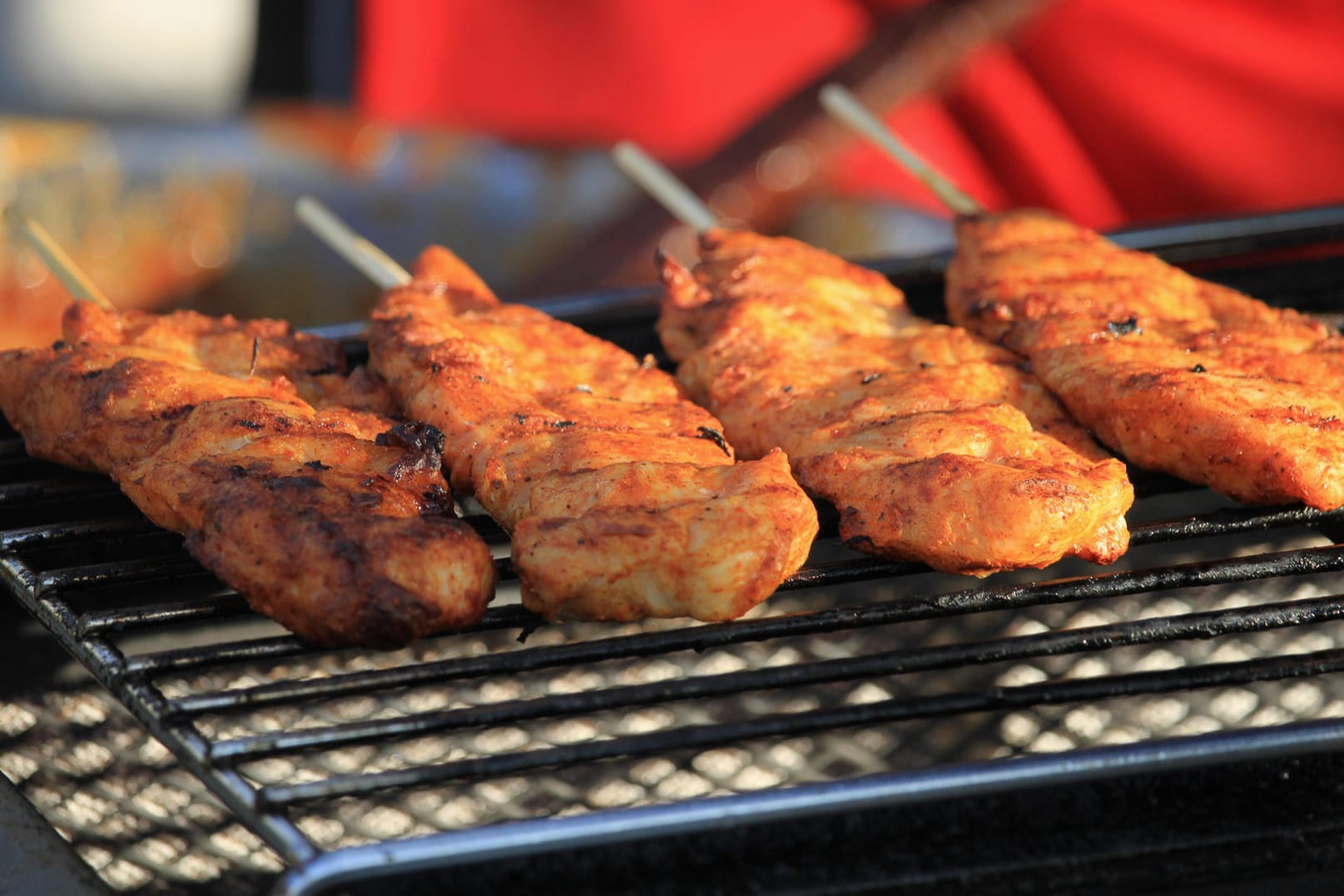 Hühnchen auf dem Grill