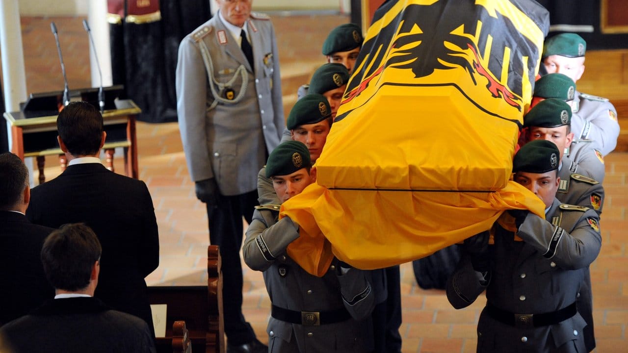 Trauergottesdienst für den in Afghanistan gefallenen Oberfeldwebel Florian Pauli im Oktober 2010.