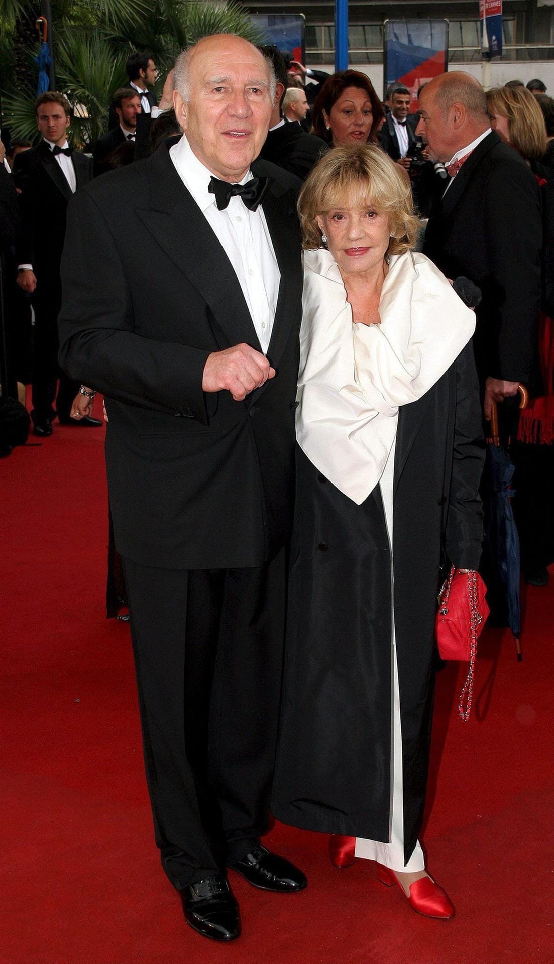 Jeanne Moreau, hier bei einem ihrer zahlreichen Cannes-Besuche mit Schauspielkollege Michel Piccoli am 17.05.2005, starb am 31.07.2017 im Alter von 89 Jahren.