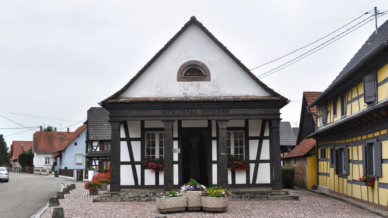 Goethe-Gedenkstätte in Sessenheim im Elsaß.