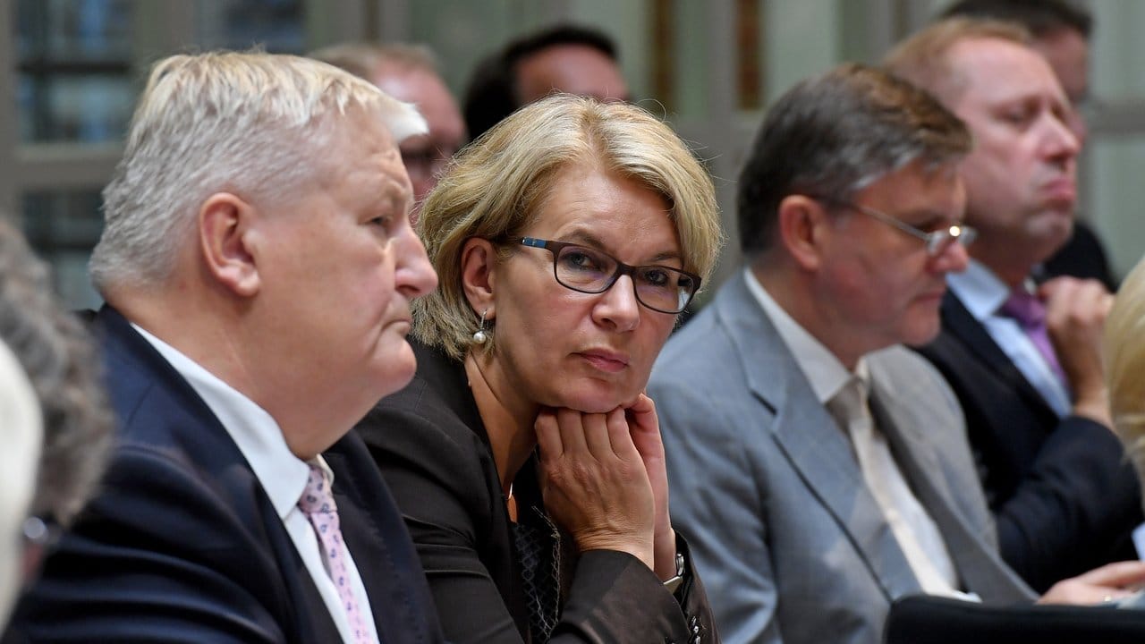 Sie brachte die rot-grüne Regierung zu Fall: Die neue CDU-Landtagsabgeordnete Elke Twesten im niedersächsischen Landtag. Sie brachte die rot-grüne Regierung zu Fall: Die neue CDU-Landtagsabgeordnete Elke Twesten im niedersächsischen Landtag.