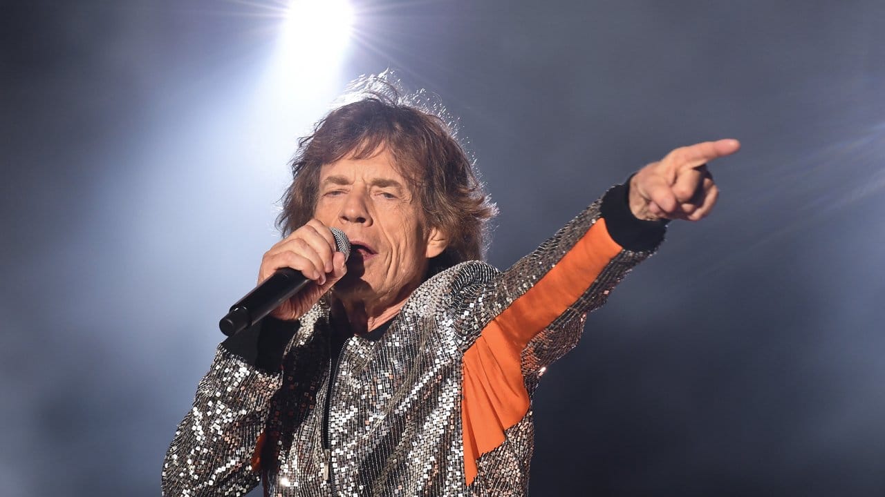 Ein Derwisch auf der Bühne: Mick Jagger.