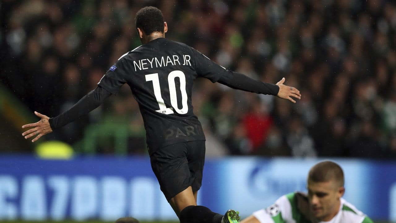 Trifft auch in der Champions League: PSG-Star Neymar.