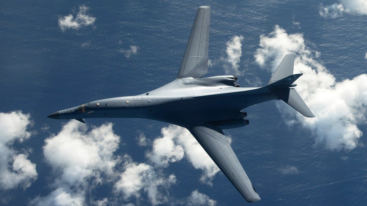 US-Bomber vom Typ B-1B Lancer.