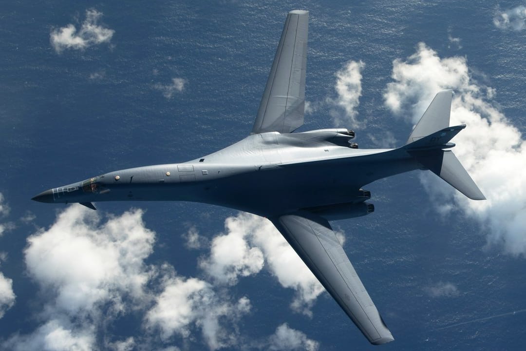 US-Bomber vom Typ B-1B Lancer.