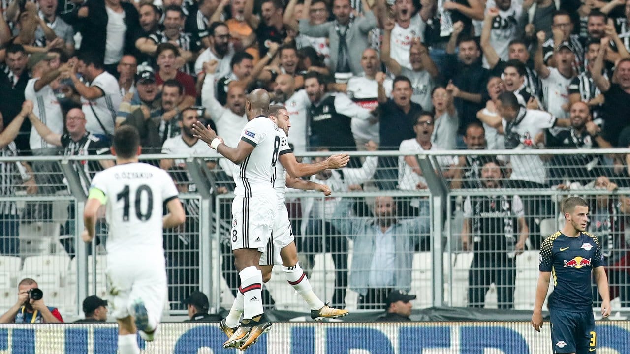 Ryan Babel brachte Besiktas Istanbul gegen RB Leipzig mit 1:0 in Führung.