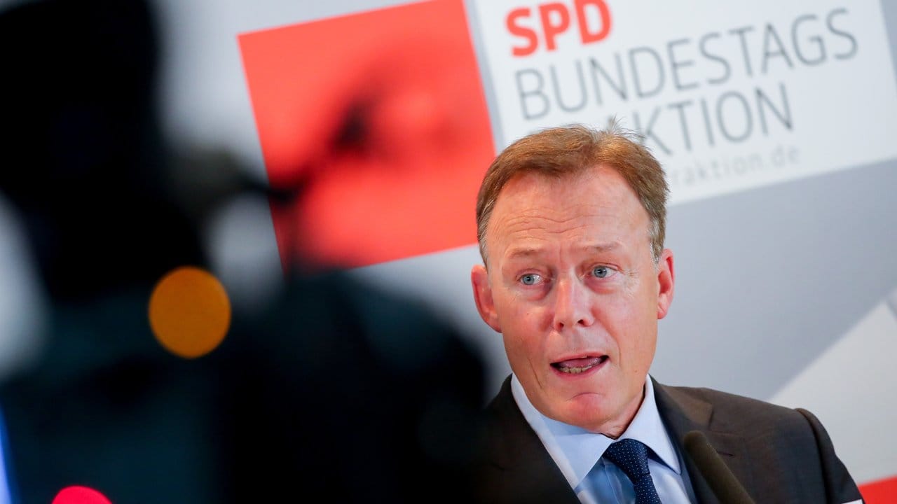 Der bisherige SPD-Fraktionschef Thomas Oppermann im Bundestag in Berlin.