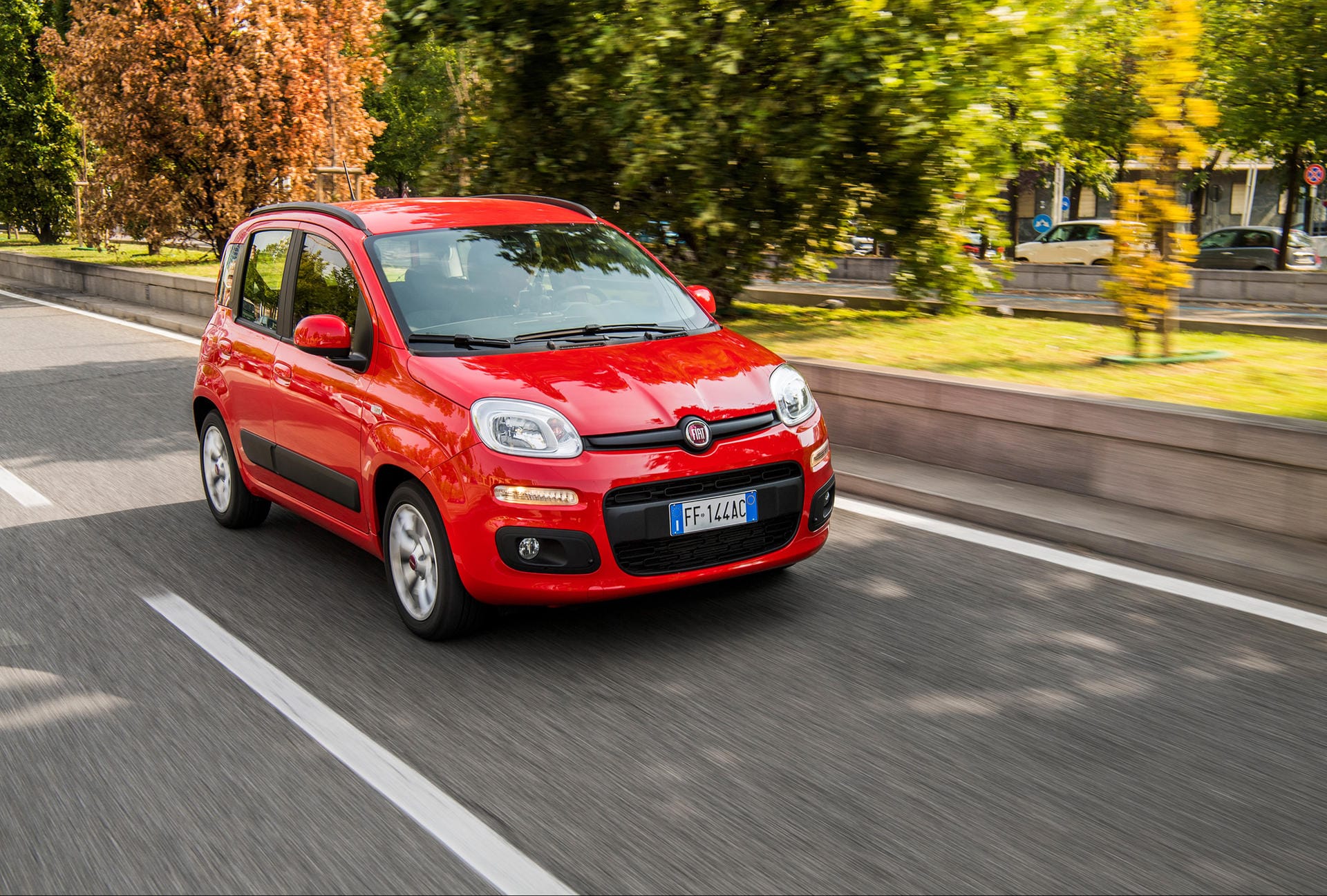 Kleinwagen mit Option auf Allradantrieb: Die Basisvariante vom Panda verkauft Fiat ab 9850 Euro.