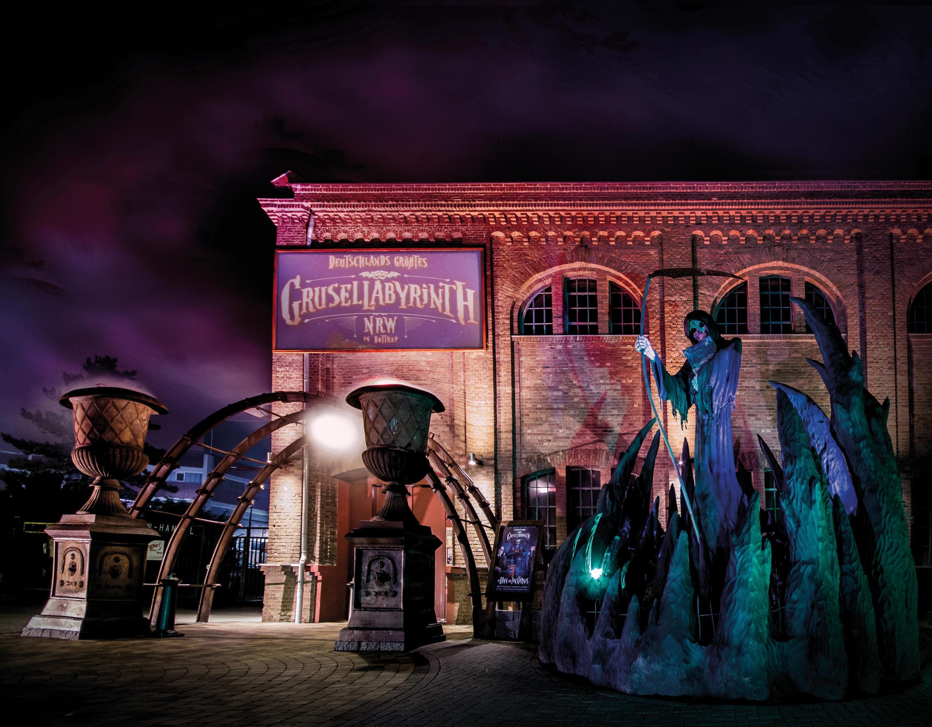 Das "Halloween-Spektakel" im Grusellabyrinth NRW ist Nichts für schwache Nerven.
