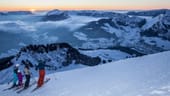 Die neue Piste Gypaète im französischen Skigebiet Le Grand-Bornand – dort können Wintersportler ihre Zeit messen lassen.