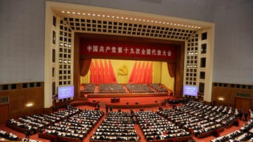 A general view shows delegates attending the opening of the 19th National Congress of the Communist Party of China at the Great Hall of the People in Beijing