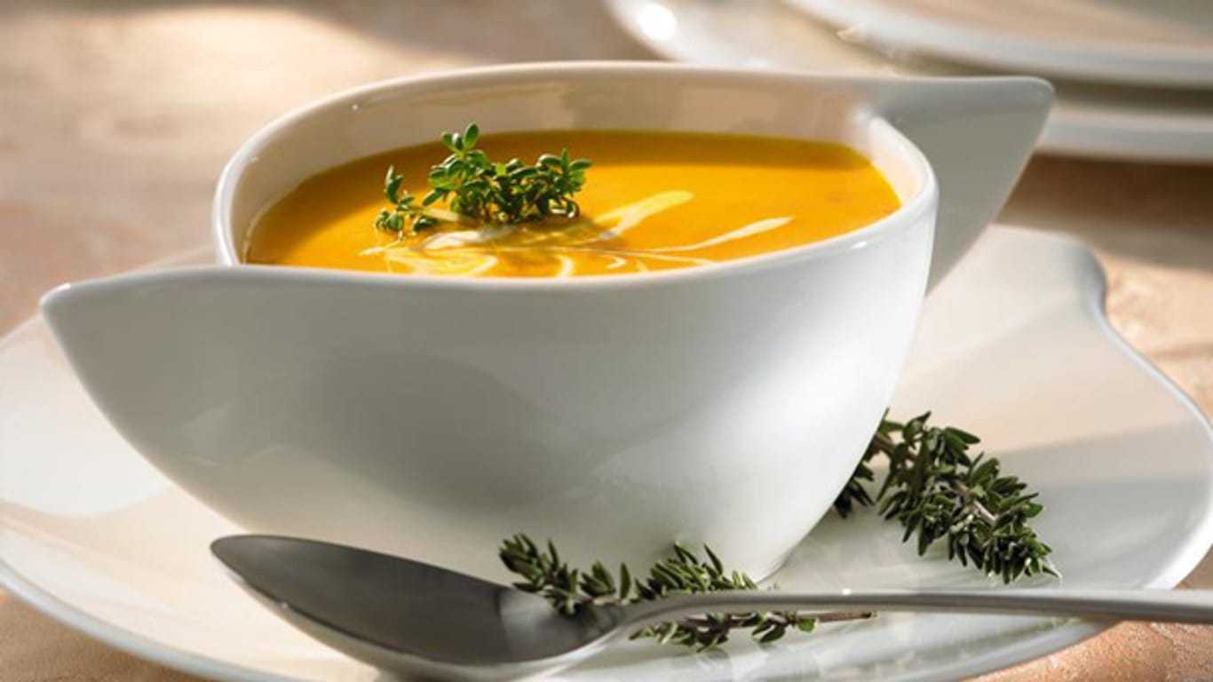 Rezept für Französische Möhren-Kürbissuppe