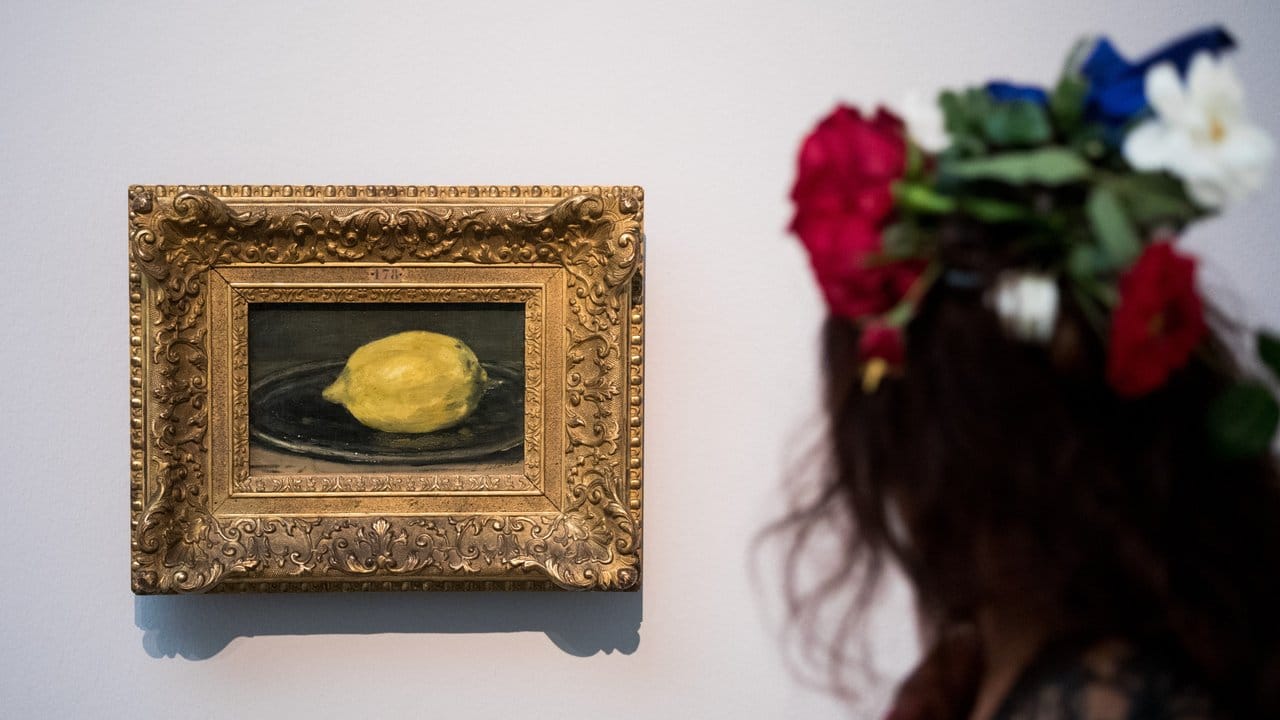 Das Bild "Die Zitrone" (1880) des französischen Malers Edouard Manet.