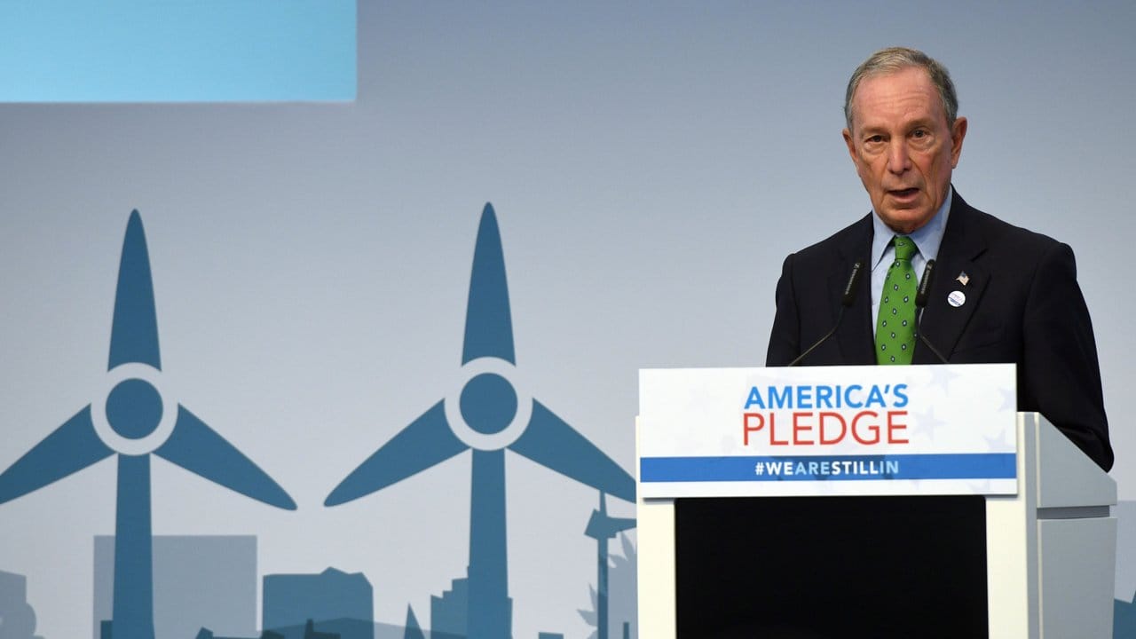 Dem ehemaligen New Yorker Bürgermeister Michael Bloomberg zufolge fühlt sich die US-Bevölkerung den Zielen von Paris weiter verpflichtet.