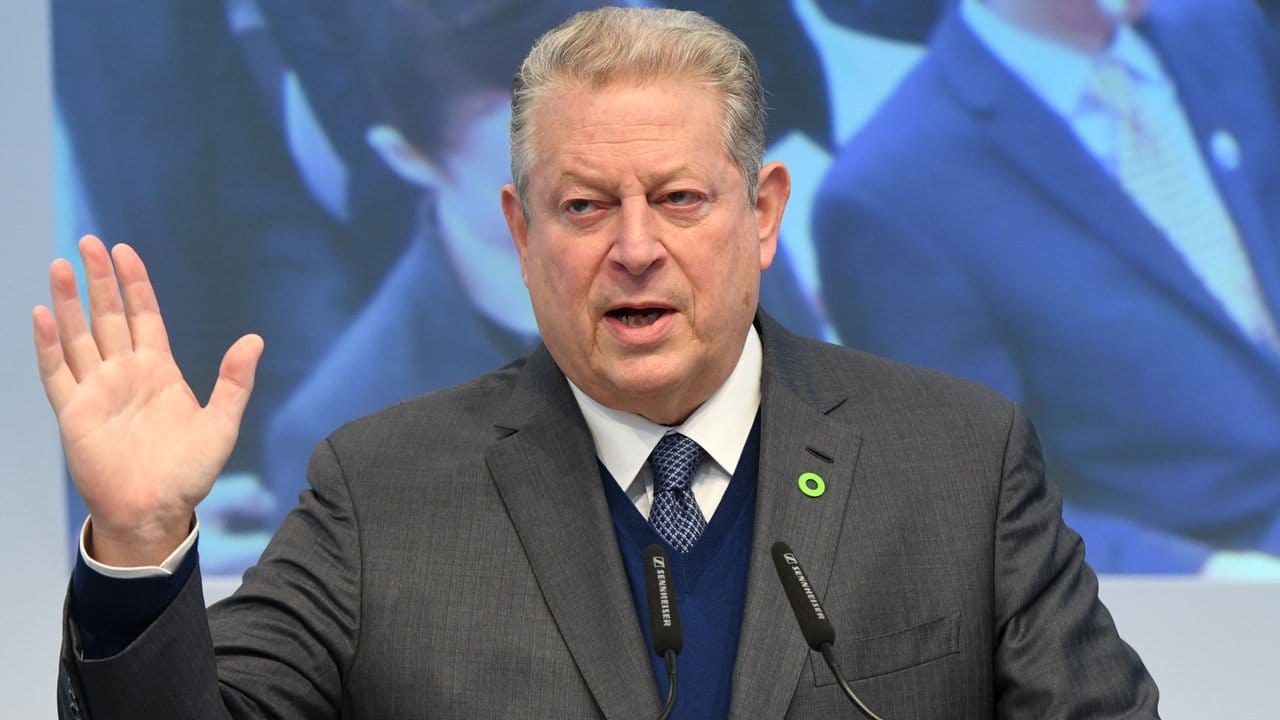 Ex-US-Vizepräsident Al Gore: "Die Vereinigten Staaten sind noch immer Teil des Pariser Abkommens.