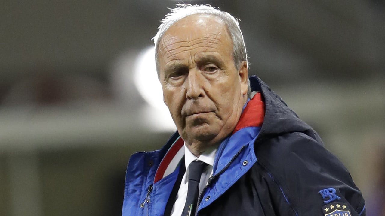 Der italienische Verband hatte sich von Nationaltrainer Gian Piero Ventura getrennt.