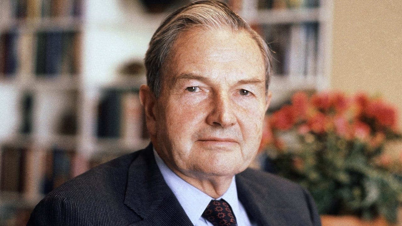 Der Milliardär David Rockefeller (1981).
