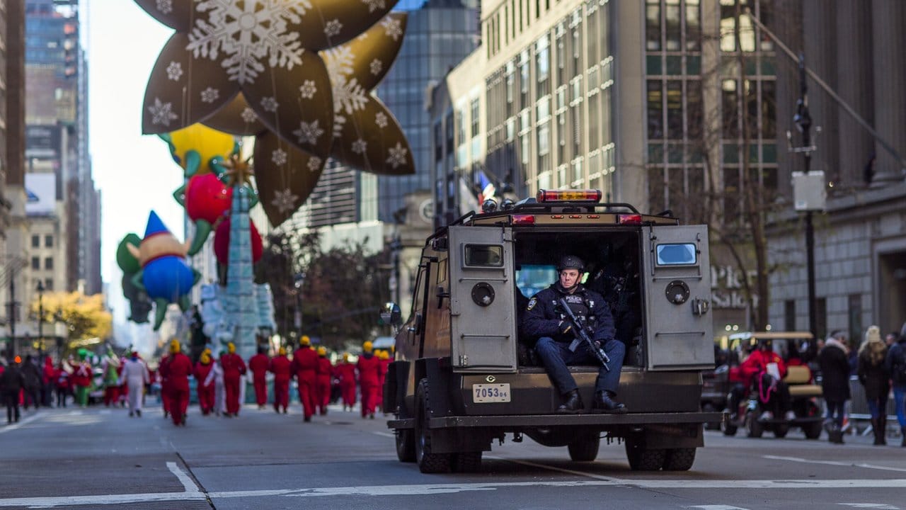 Die Thanksgiving-Parade fand unter größten Sicherheitsvorkehrungen statt.