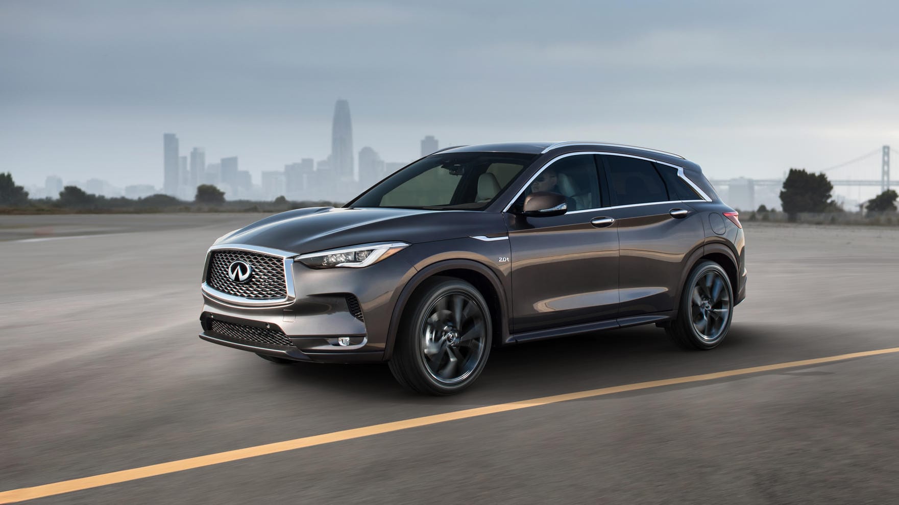 Der neue Infiniti QX50 kommt mit einem Turbobenziner mit variabler Verdichtung auf den Markt.