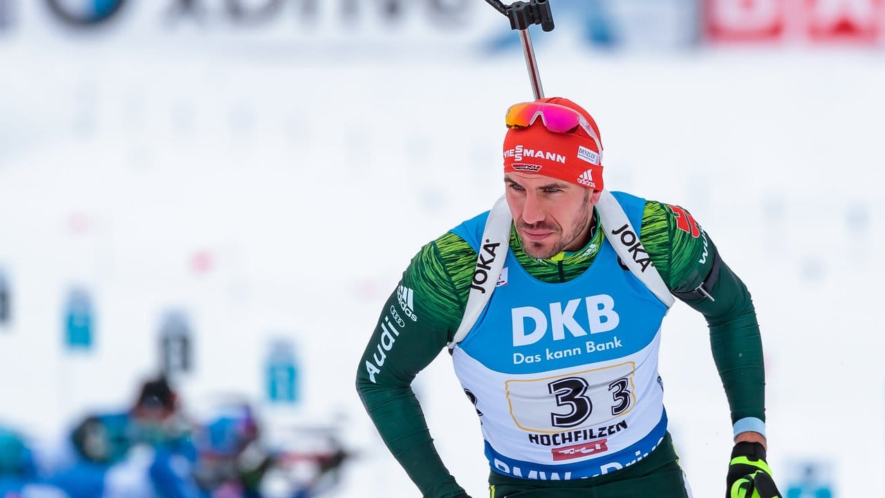 Lief mit der deutschen Biathlon-Staffel in Hochfilzen auf den zweiten Platz: Arnd Pfeiffer.