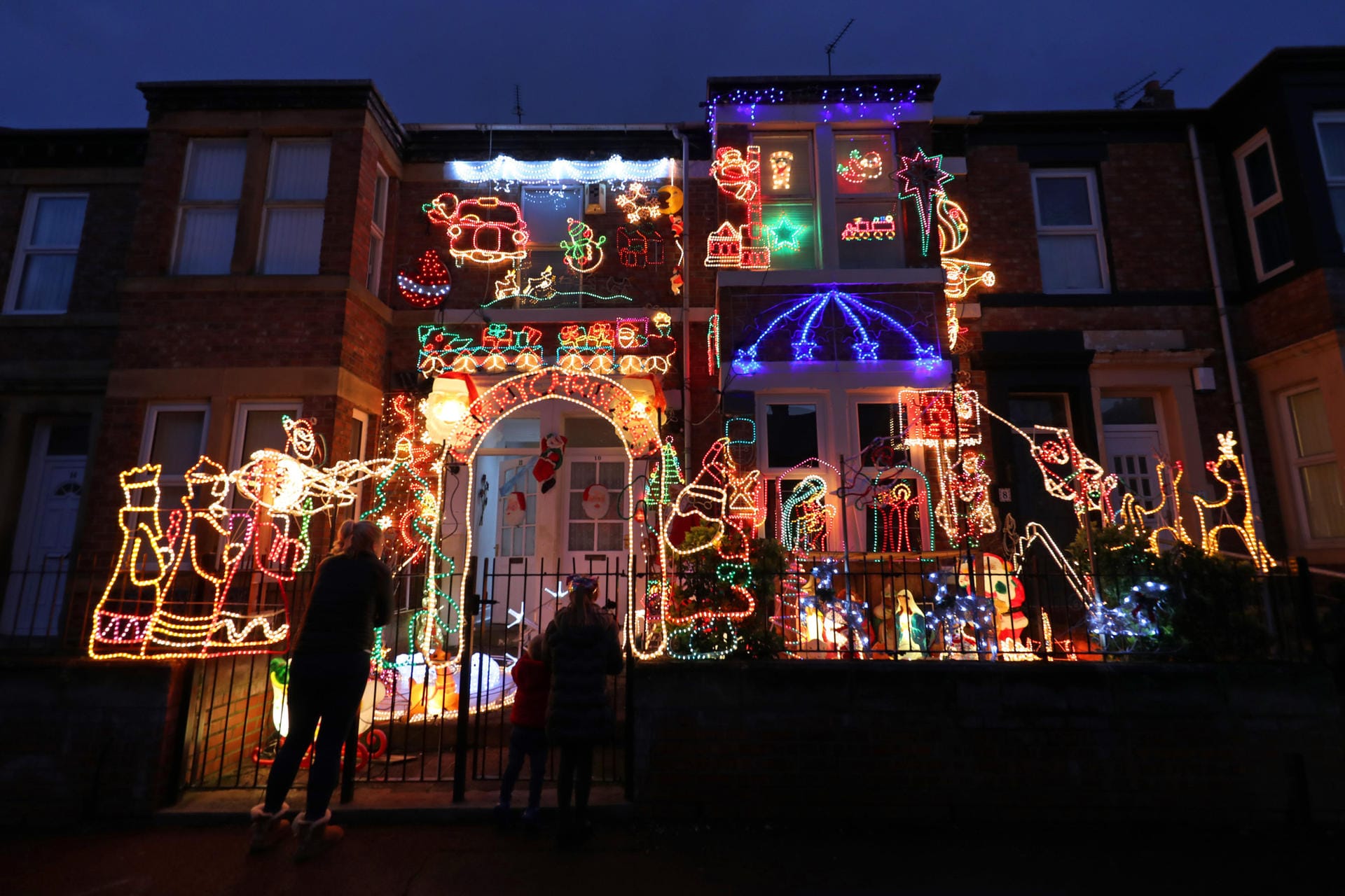 Weihnachtsbeleuchtung in Großbritannien