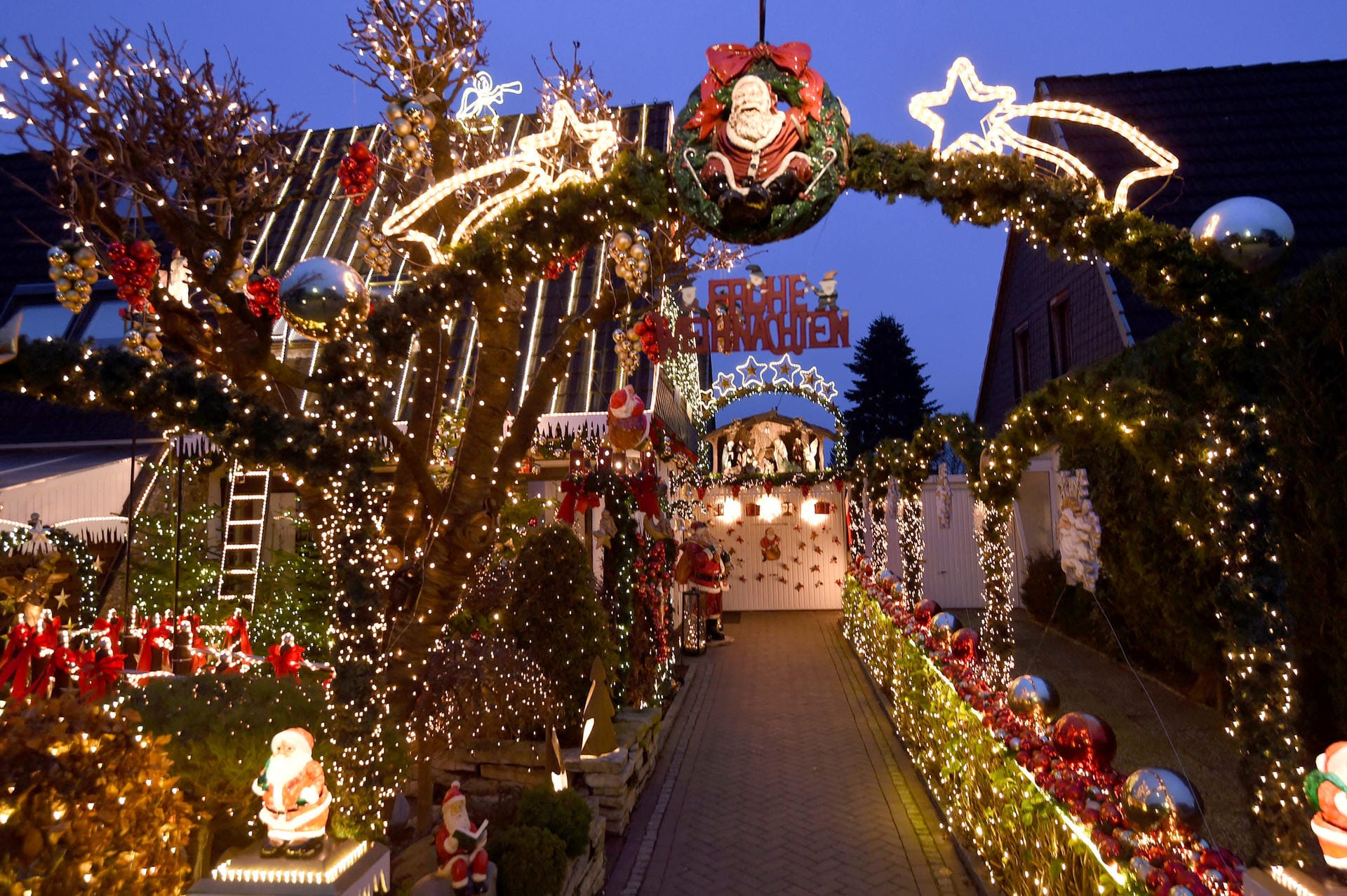 Weihnachtsbeleuchtung in Niedersachsen