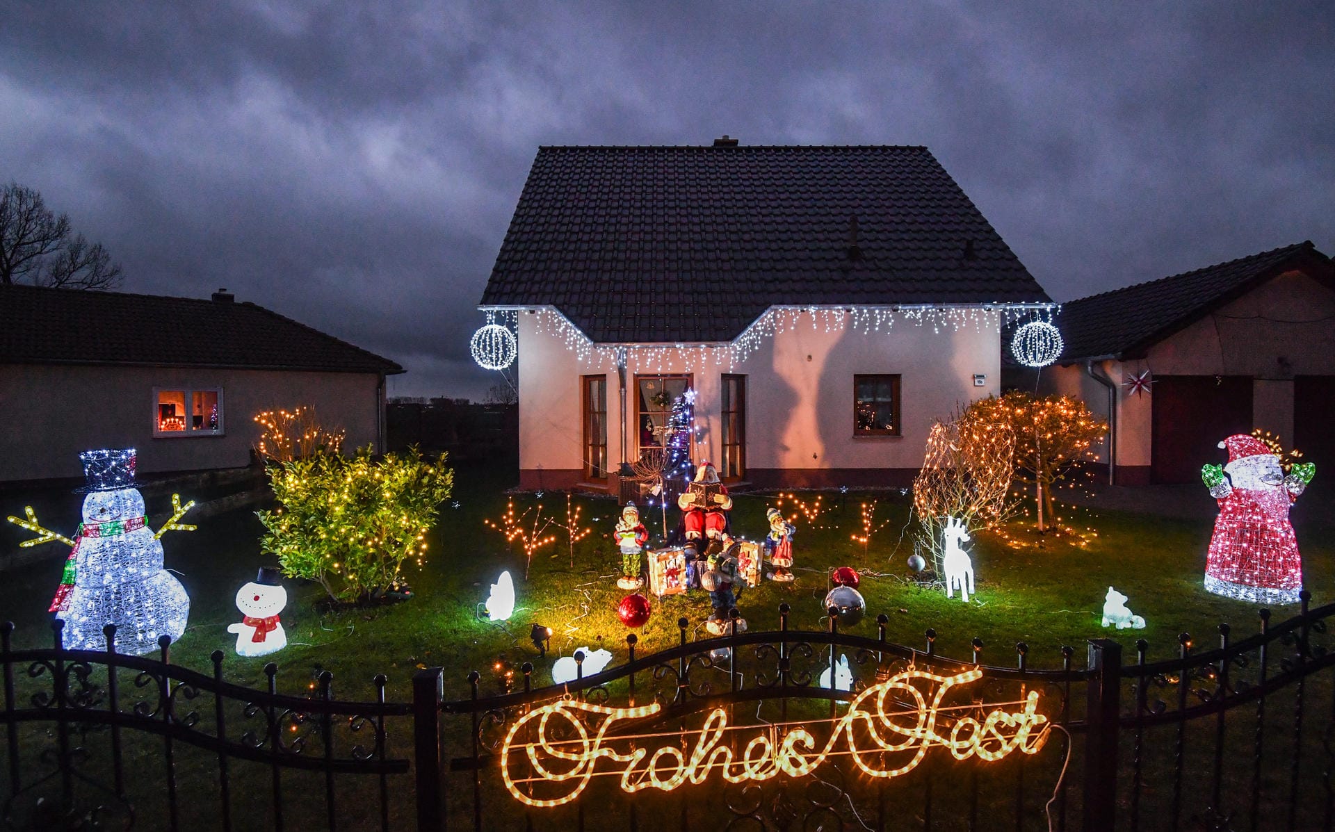 Weihnachtsbeleuchtung in Brandenburg