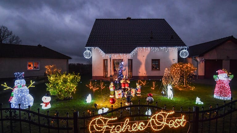 Weihnachtsbeleuchtung in Brandenburg